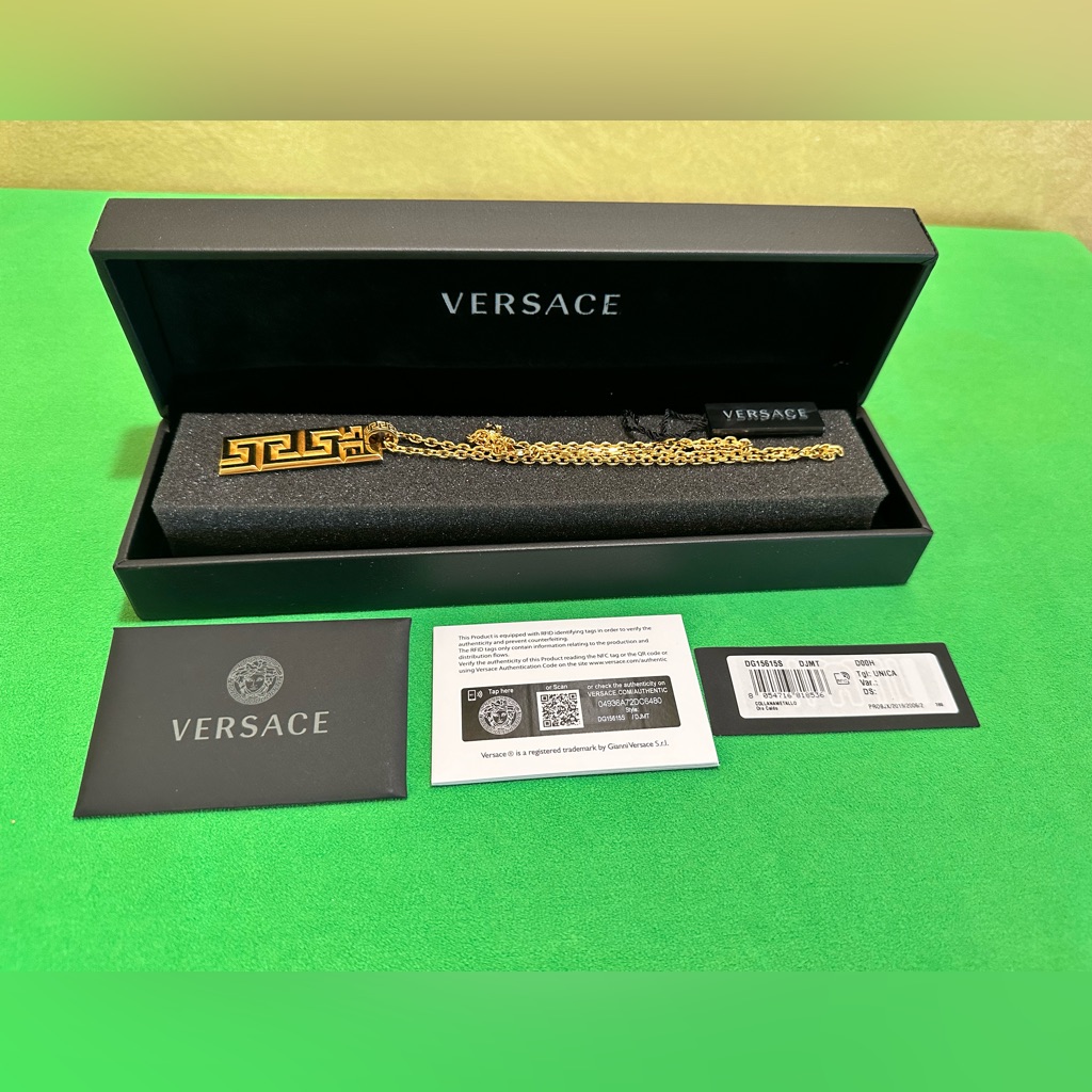 Gianni Versace Medusa Greco Necklace Authentic / Unisex